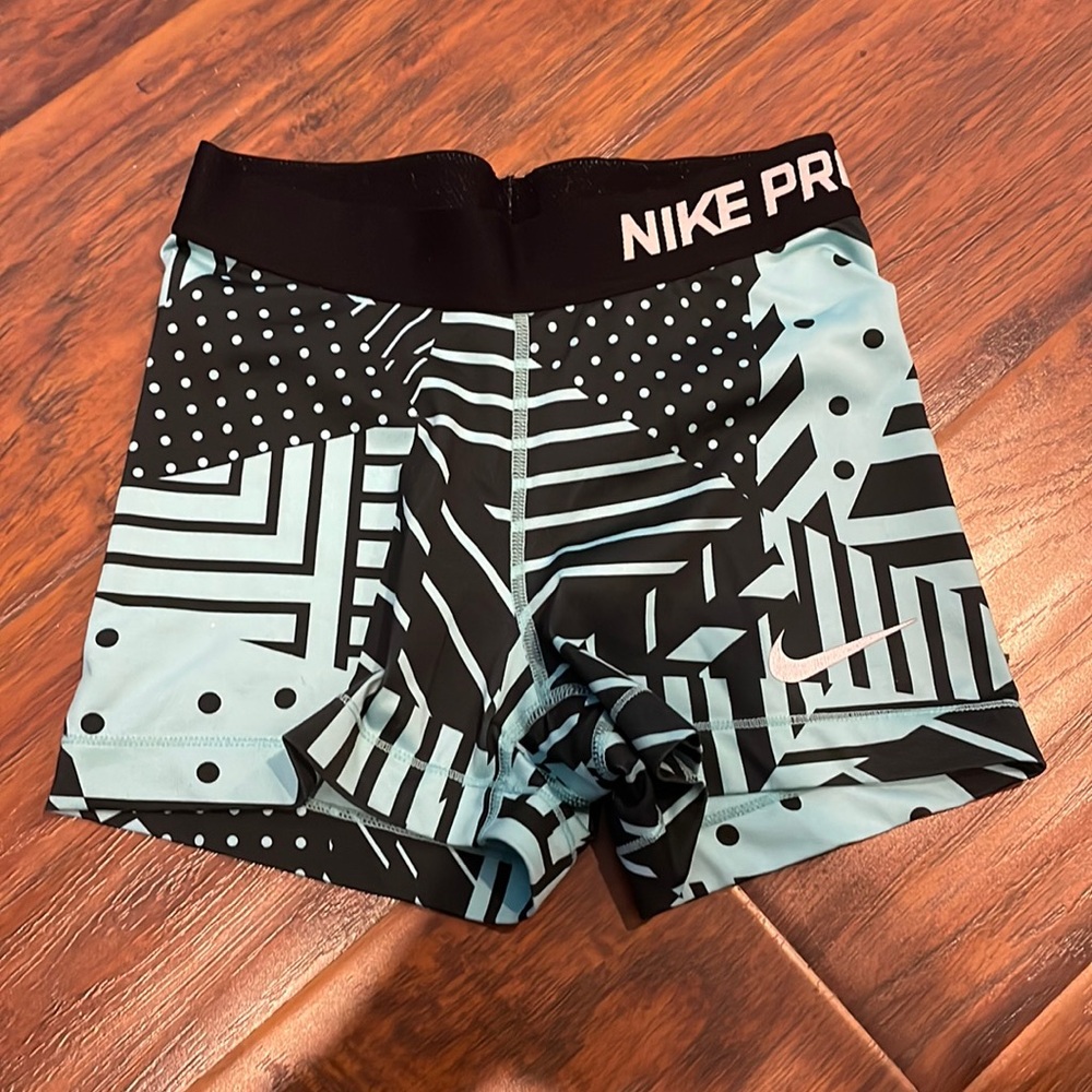 teal/black spandex
